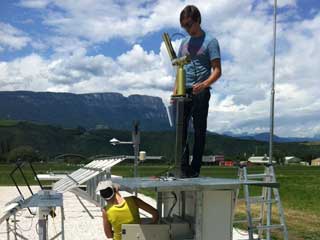 EURAC ist Partner der NASA bei Erforschung der Atmosphäre über den Alpen