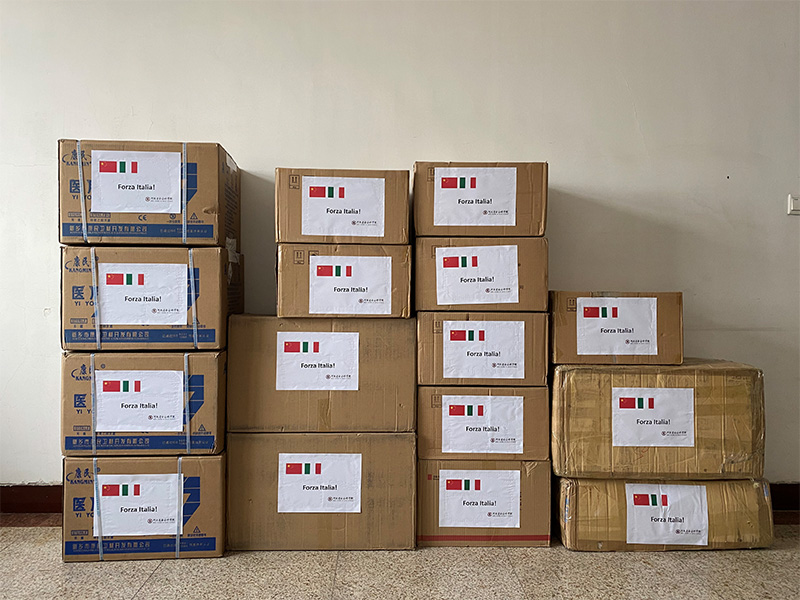 Protective equipment for South Tyrol arrives from our Chinese partners