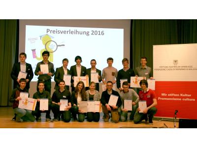 Südtiroler Schüler gewinnen 1. und 2. Preis! Überregionale Schülerwettbewerb: Junge Forscher gesucht!