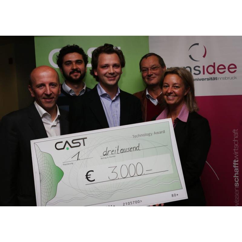 Tirols Ideen zünden beim CAST technology award 2013