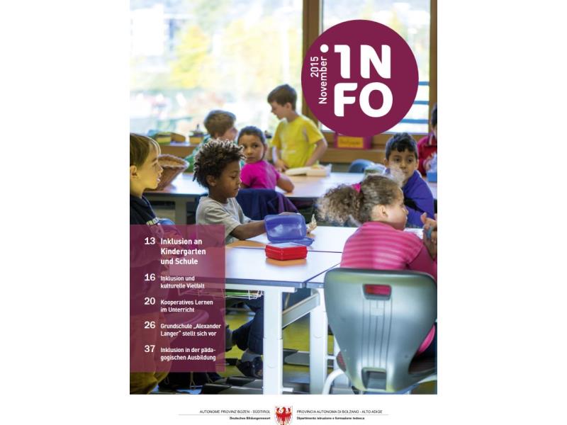 INFO November 2015: Inklusion an Kindergarten und Schule