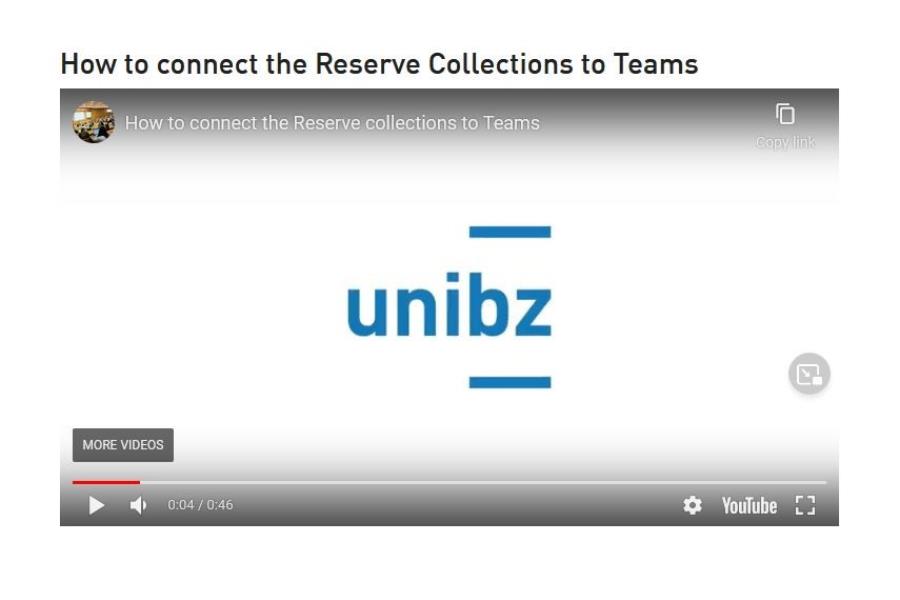 Reserve Collections Online