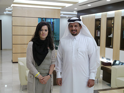 Treffen mit arabischem Bildungsminister